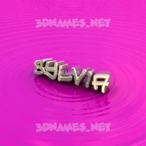 sylvia in Pink Graffiti style - 3D name wallpaper sylvia in Pink Graffiti style - 3D name wallpaper