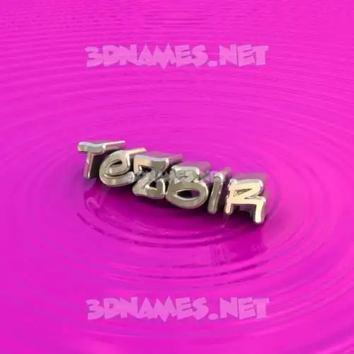 tezbir in Pink Graffiti style - 3D name wallpaper tezbir in Pink Graffiti style - 3D name wallpaper