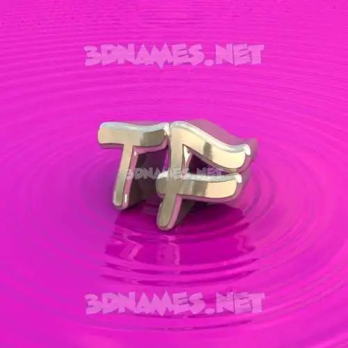tf in Pink Graffiti style - 3D name wallpaper tf in Pink Graffiti style - 3D name wallpaper