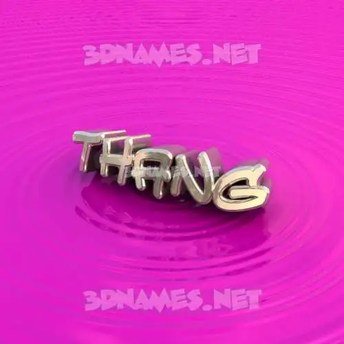 thang in Pink Graffiti style - 3D name wallpaper thang in Pink Graffiti style - 3D name wallpaper