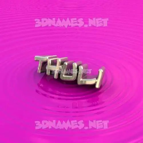 thuli in Pink Graffiti style - 3D name wallpaper