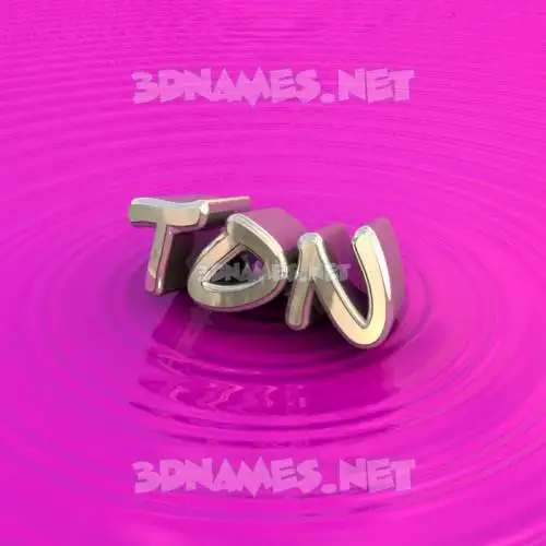 ton in Pink Graffiti style - 3D name wallpaper ton in Pink Graffiti style - 3D name wallpaper