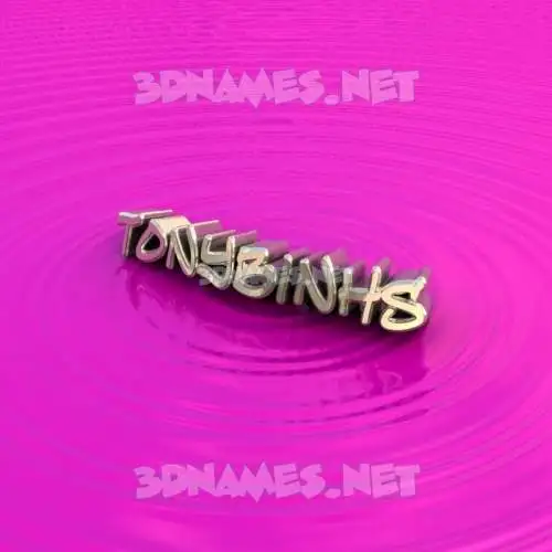 tonybinhs in Pink Graffiti style - 3D name wallpaper tonybinhs in Pink Graffiti style - 3D name wallpaper