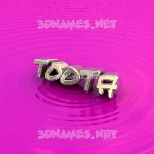 toota in Pink Graffiti style - 3D name wallpaper toota in Pink Graffiti style - 3D name wallpaper