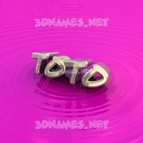 toto in Pink Graffiti style - 3D name wallpaper toto in Pink Graffiti style - 3D name wallpaper