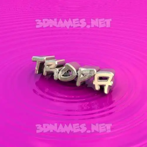 tropa in Pink Graffiti style - 3D name wallpaper tropa in Pink Graffiti style - 3D name wallpaper