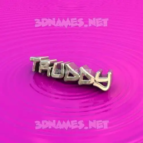 truddy in Pink Graffiti style - 3D name wallpaper truddy in Pink Graffiti style - 3D name wallpaper