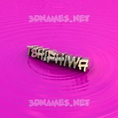 tshifhiwa in Pink Graffiti style - 3D name wallpaper