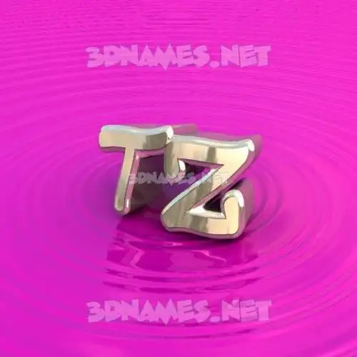 tz in Pink Graffiti style - 3D name wallpaper tz in Pink Graffiti style - 3D name wallpaper