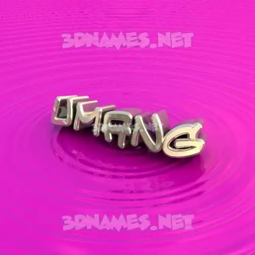 umang in Pink Graffiti style - 3D name wallpaper