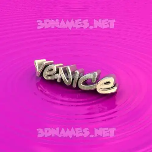 venice in Pink Graffiti style - 3D name wallpaper venice in Pink Graffiti style - 3D name wallpaper