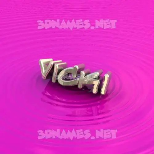 vicki in Pink Graffiti style - 3D name wallpaper vicki in Pink Graffiti style - 3D name wallpaper
