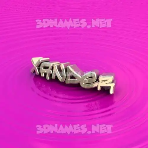 xander in Pink Graffiti style - 3D name wallpaper xander in Pink Graffiti style - 3D name wallpaper