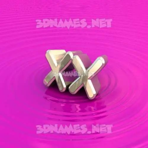 xx in Pink Graffiti style - 3D name wallpaper xx in Pink Graffiti style - 3D name wallpaper