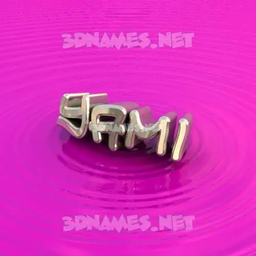yami in Pink Graffiti style - 3D name wallpaper
