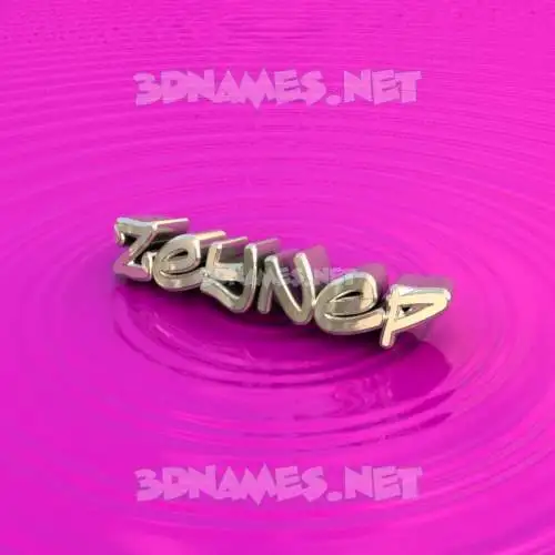 zeynep in Pink Graffiti style - 3D name wallpaper