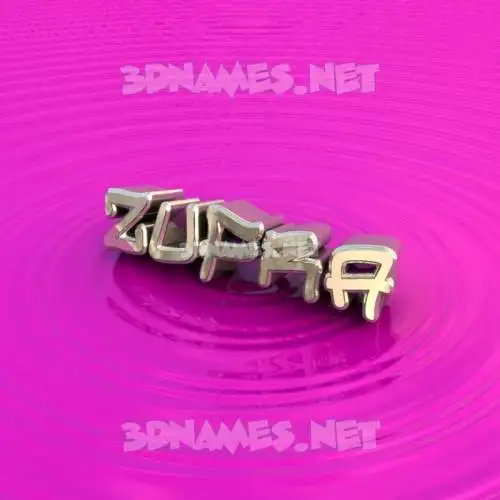 zufra in Pink Graffiti style - 3D name wallpaper