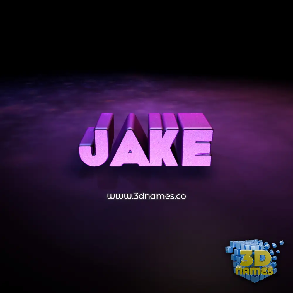 jake in Big Purple style - 3D name wallpaper jake in Big Purple style - 3D name wallpaper