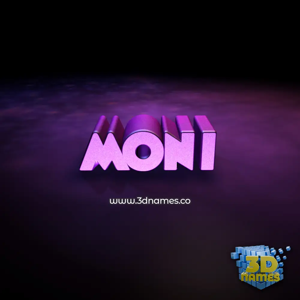 moni in Big Purple style - 3D name wallpaper moni in Big Purple style - 3D name wallpaper
