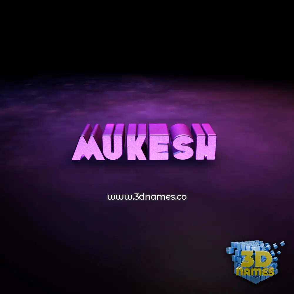 mukesh in Big Purple style - 3D name wallpaper mukesh in Big Purple style - 3D name wallpaper