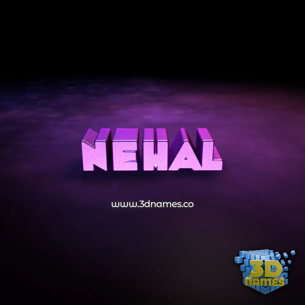 nehal in Big Purple style - 3D name wallpaper nehal in Big Purple style - 3D name wallpaper