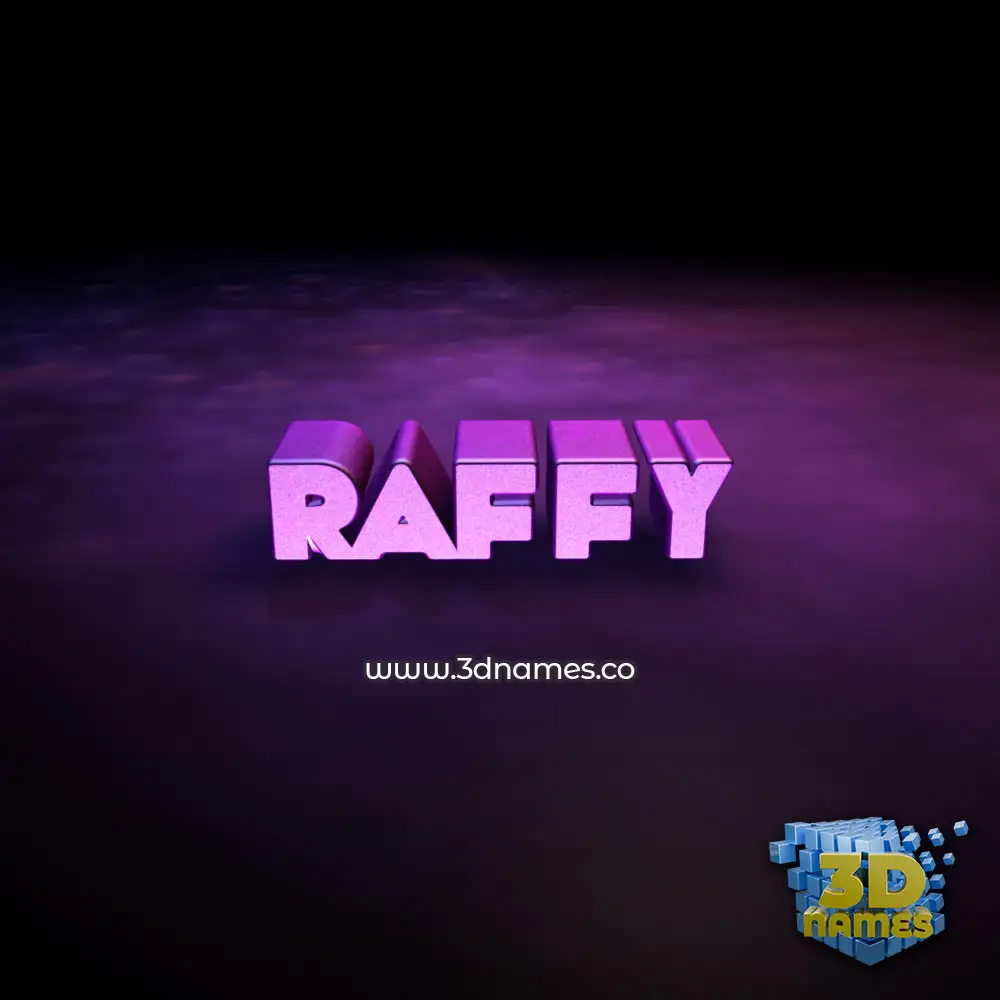 raffy in Big Purple style - 3D name wallpaper raffy in Big Purple style - 3D name wallpaper
