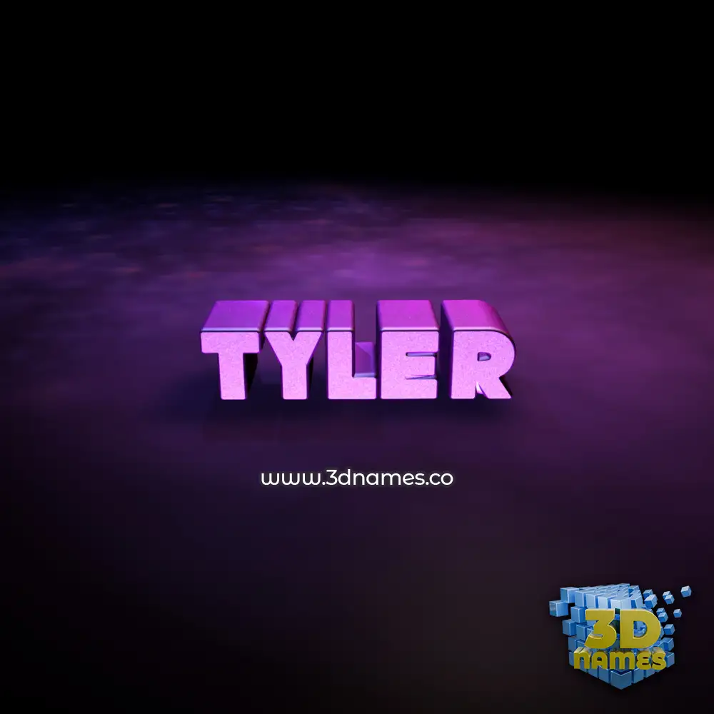 tyler in Big Purple style - 3D name wallpaper tyler in Big Purple style - 3D name wallpaper