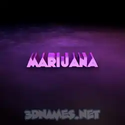 marijana in Big Purple style - 3D name wallpaper