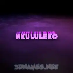 nkululeko in Big Purple style - 3D name wallpaper