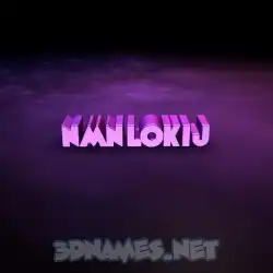 nmnlokij in Big Purple style - 3D name wallpaper