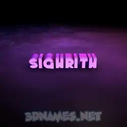 sighrith in Big Purple style - 3D name wallpaper