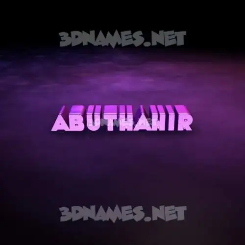 abuthahir in Big Purple style - 3D name wallpaper abuthahir in Big Purple style - 3D name wallpaper