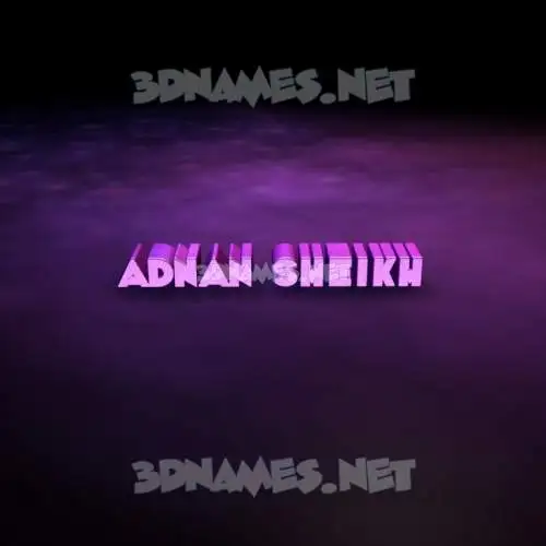 adnan sheikh in Big Purple style - 3D name wallpaper adnan sheikh in Big Purple style - 3D name wallpaper