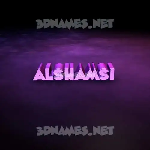 alshamsi in Big Purple style - 3D name wallpaper alshamsi in Big Purple style - 3D name wallpaper