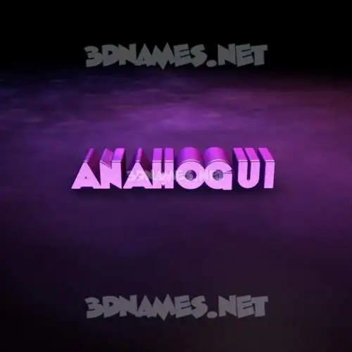 anahogui in Big Purple style - 3D name wallpaper anahogui in Big Purple style - 3D name wallpaper