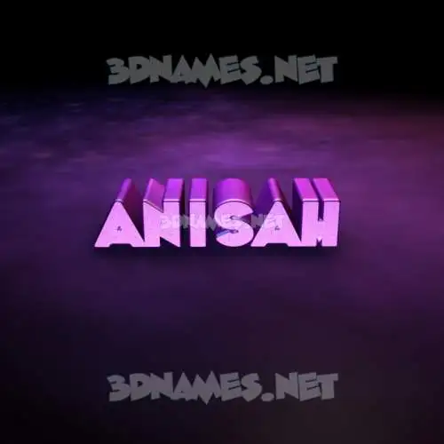 anisah in Big Purple style - 3D name wallpaper anisah in Big Purple style - 3D name wallpaper