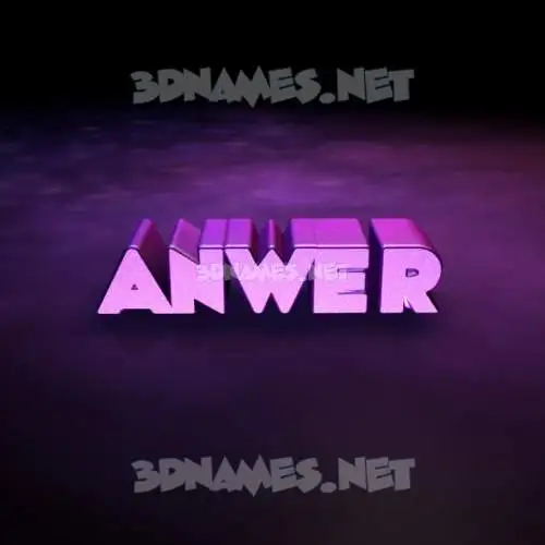 anwer in Big Purple style - 3D name wallpaper anwer in Big Purple style - 3D name wallpaper