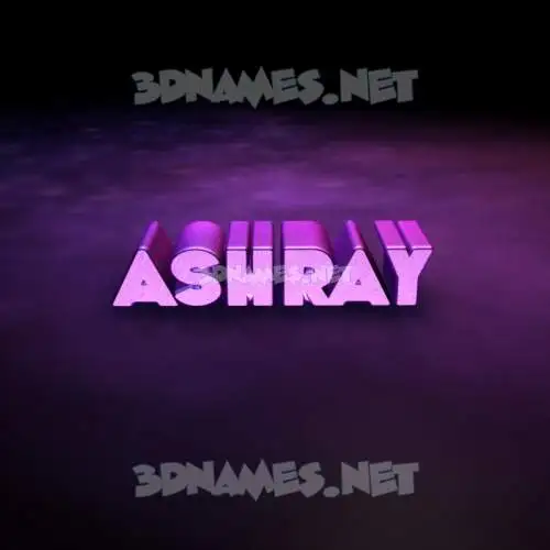 ashray in Big Purple style - 3D name wallpaper ashray in Big Purple style - 3D name wallpaper