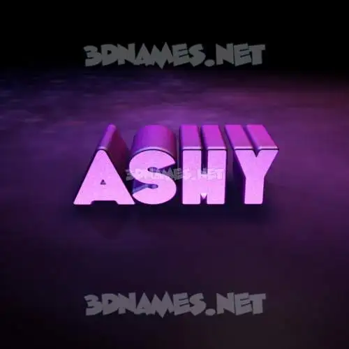 ashy in Big Purple style - 3D name wallpaper ashy in Big Purple style - 3D name wallpaper