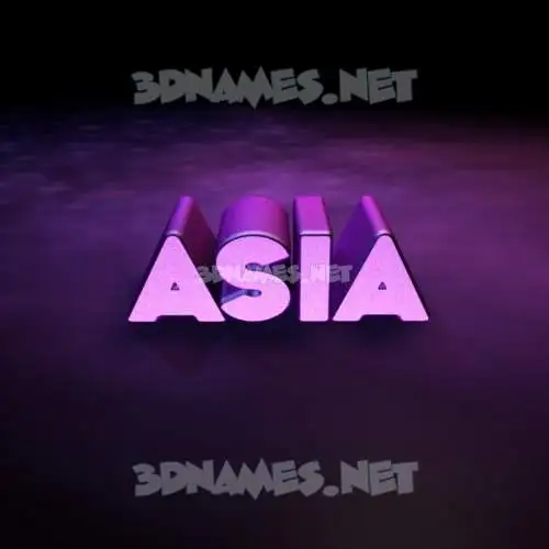 asia in Big Purple style - 3D name wallpaper asia in Big Purple style - 3D name wallpaper
