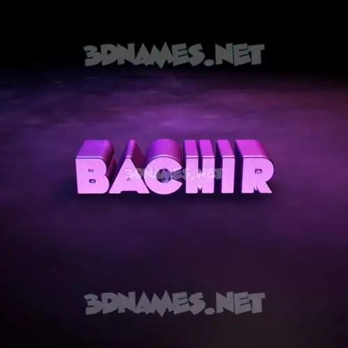 bachir in Big Purple style - 3D name wallpaper bachir in Big Purple style - 3D name wallpaper