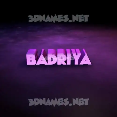 badriya in Big Purple style - 3D name wallpaper badriya in Big Purple style - 3D name wallpaper