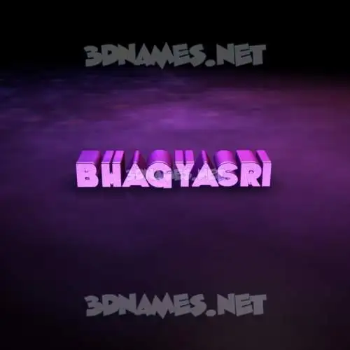 bhagyasri in Big Purple style - 3D name wallpaper bhagyasri in Big Purple style - 3D name wallpaper