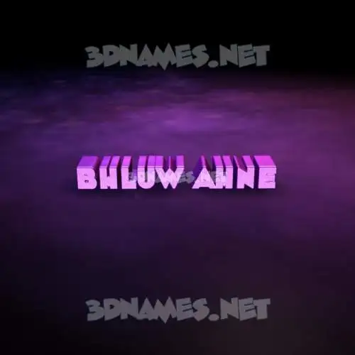 bhluw ahne in Big Purple style - 3D name wallpaper bhluw ahne in Big Purple style - 3D name wallpaper