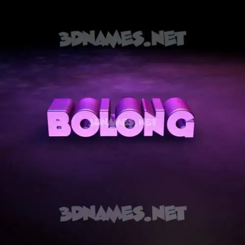 bolong in Big Purple style - 3D name wallpaper bolong in Big Purple style - 3D name wallpaper