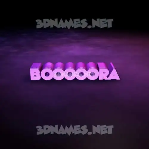 booooora in Big Purple style - 3D name wallpaper booooora in Big Purple style - 3D name wallpaper