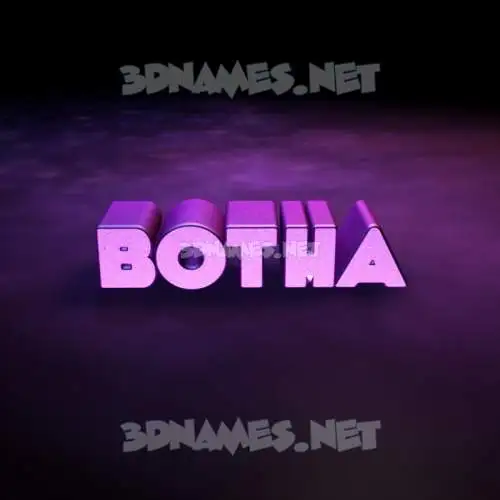 botha in Big Purple style - 3D name wallpaper botha in Big Purple style - 3D name wallpaper