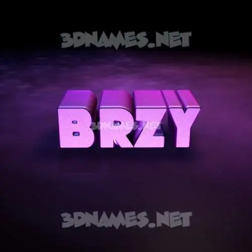 brzy in Big Purple style - 3D name wallpaper brzy in Big Purple style - 3D name wallpaper