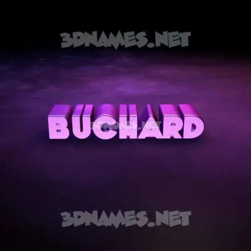 buchard in Big Purple style - 3D name wallpaper buchard in Big Purple style - 3D name wallpaper