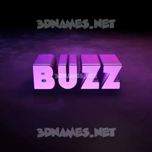 buzz in Big Purple style - 3D name wallpaper buzz in Big Purple style - 3D name wallpaper